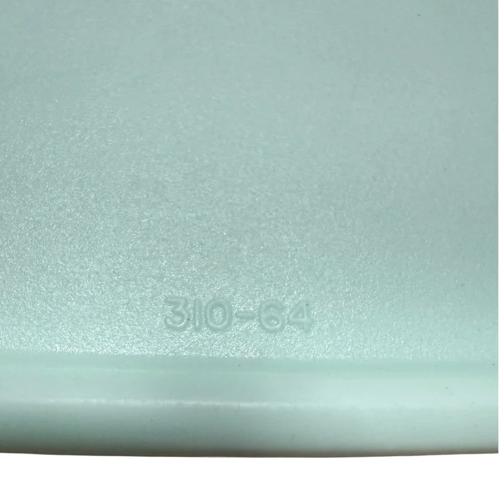 Vtg Tupperware Mint Aqua Blue Seafoam Green‎ Square Sandwich Keeper Set 311 310